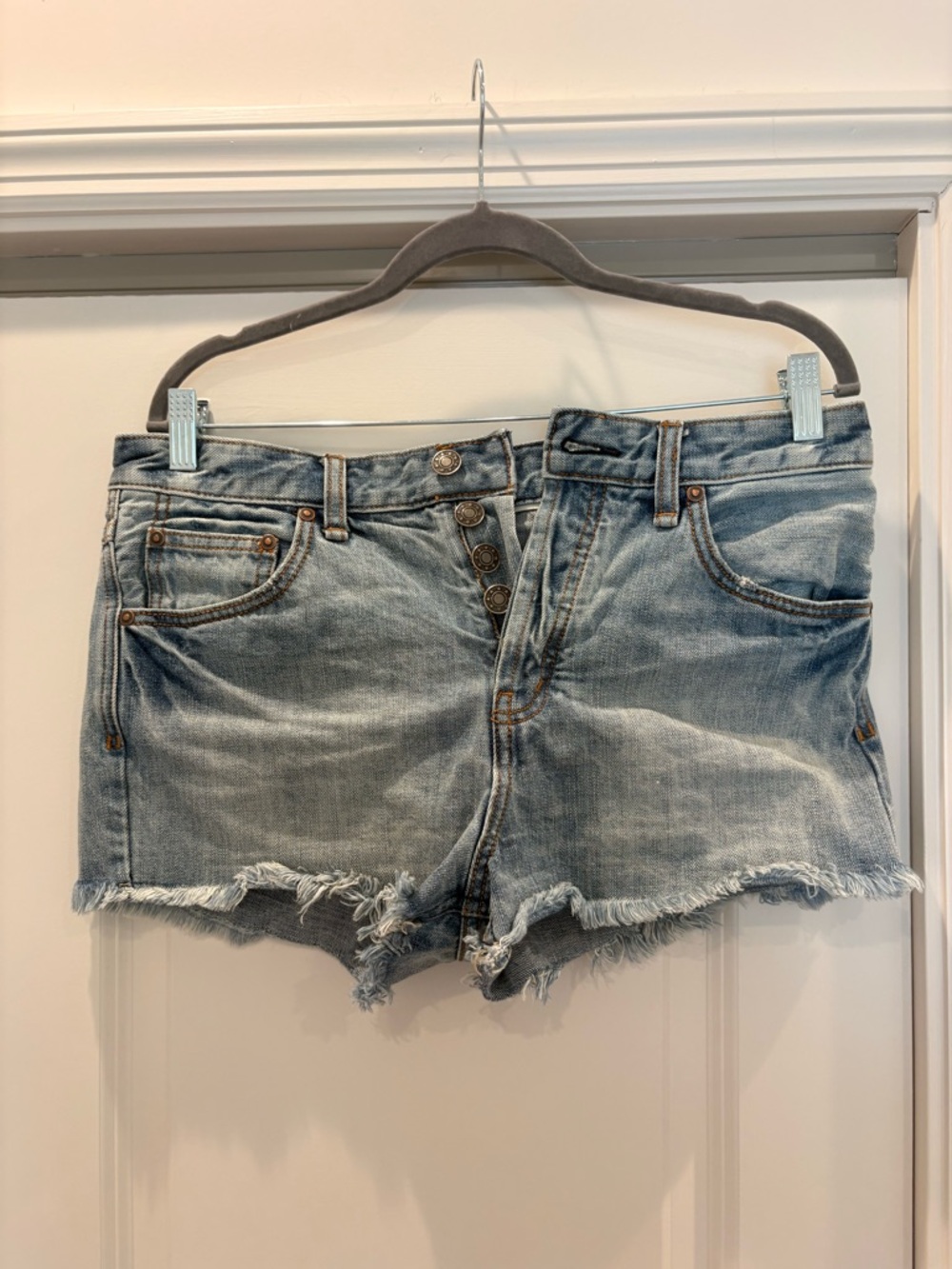 Free People Jean Shorts
